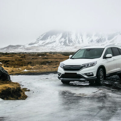 Interior and exterior details of the 2020 Honda CRV