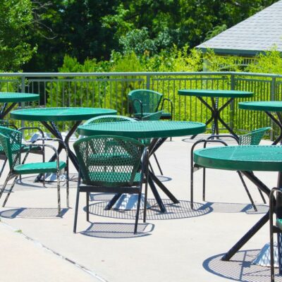 Wrought iron: The material of choice for patio furniture