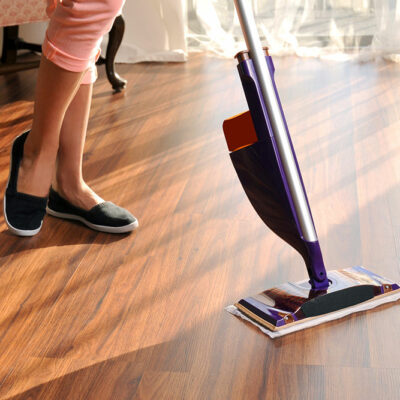 Regime to clean wooden floors